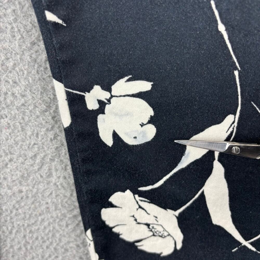 Vtg Ralph Lauren Pant Womens 18W Artsy Floral Asian Mid Rise Tapered Trouser 90s - Picture 6 of 12